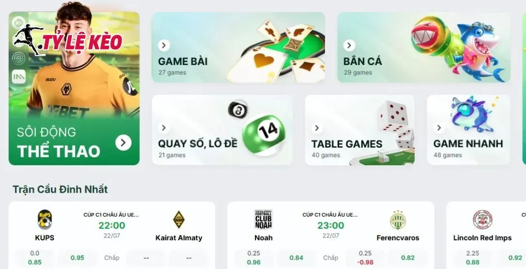 Sản phẩm thể thao đa dạng