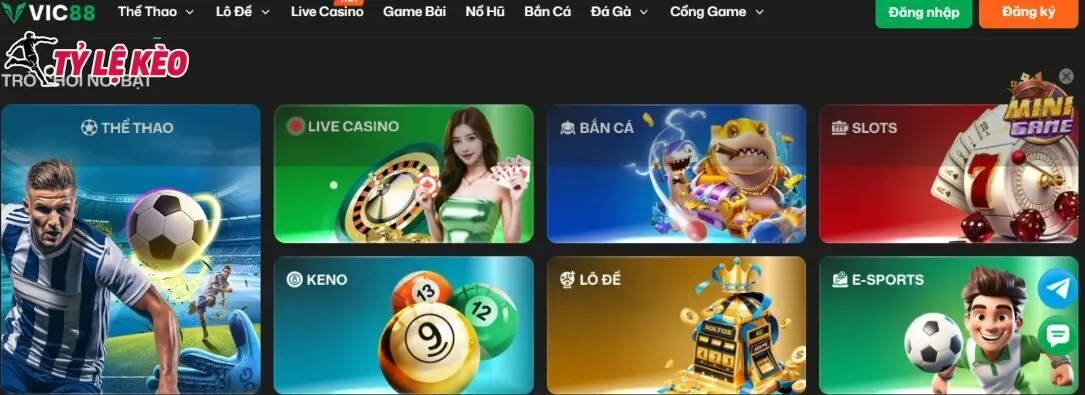 Tỷ lệ kèo nhà cái siêu hot tại Vic88