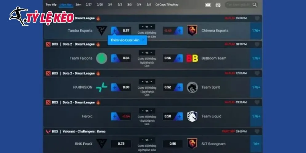 Tham gia cá cược thể thao ảo đặc sắc.